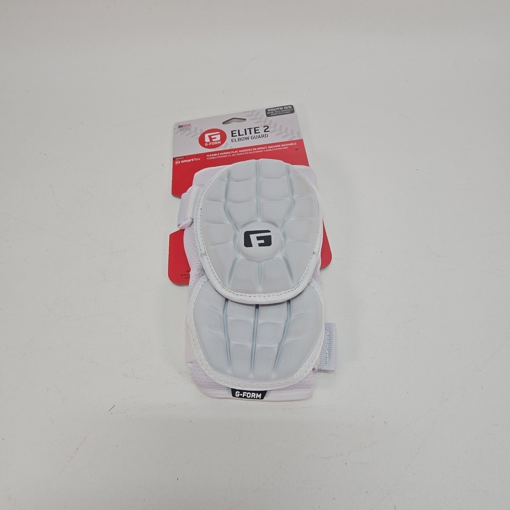 G-Form Elite 2 Elbow Guard Youth O/S White